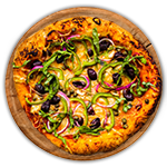 Green Supreme Pizza  10'' 
