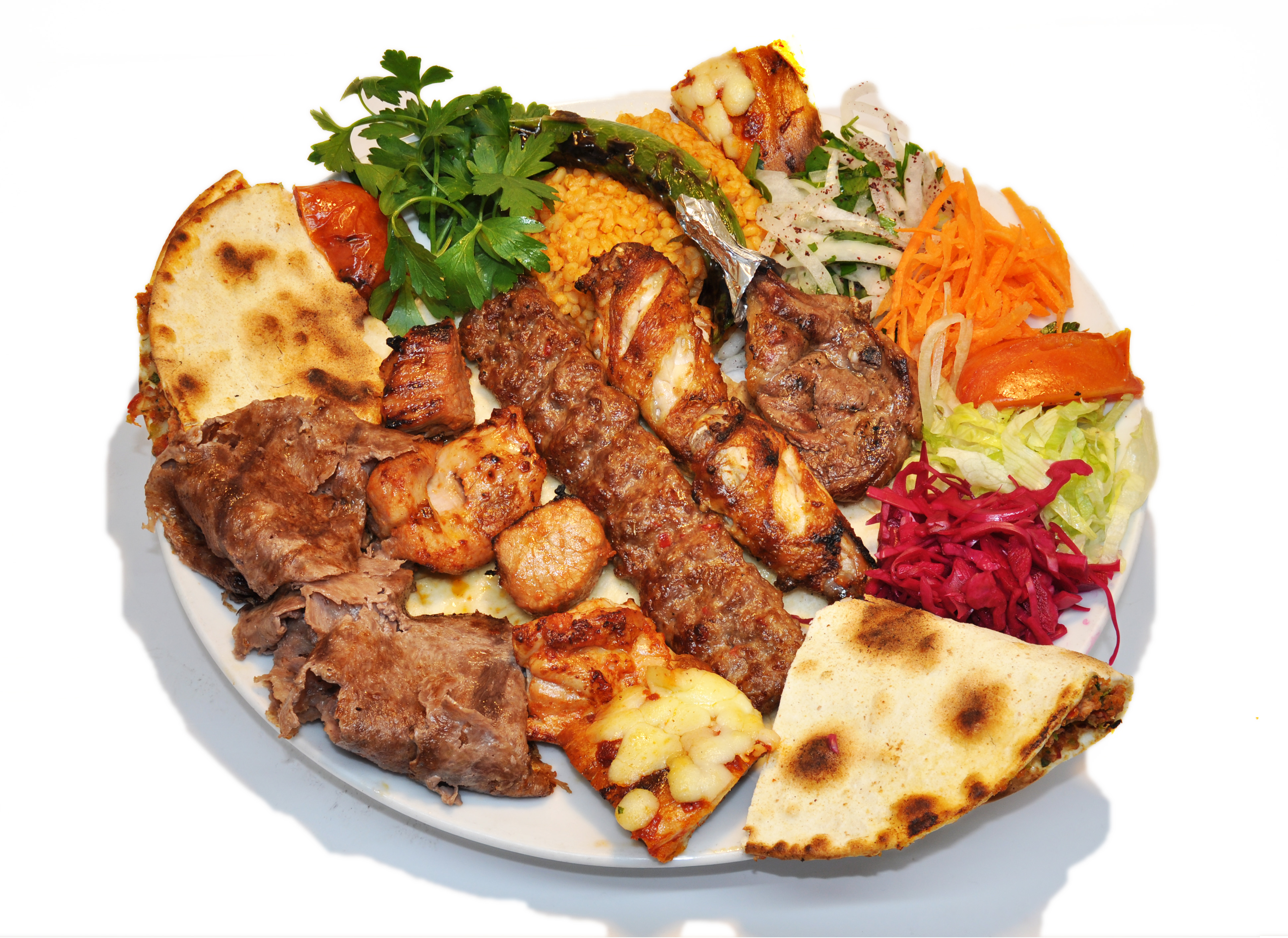 Sizzler's Special Mixed Kebab  King Nan 