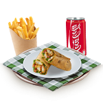 Crispy Chicken Wrap Meal 