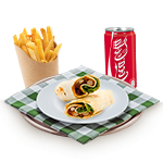 Meat Feast Wrap Meal 