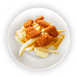 Chicken Nuggets & Chips (10) 