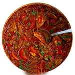 South Indian Garlic Chilli Masala (hot)  Chicken Breast 
